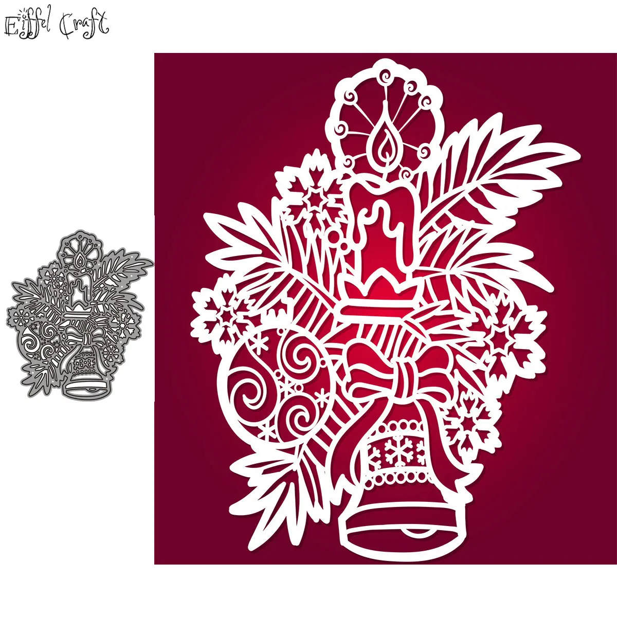 Christmas candle metal craft dies cutting for diy scrapbooking paper Xmas bell Handmade mold 2020 Embossing nouveau arrivage 
Christmas candle metal craft dies cutting for diy scrapbooking paper Xmas bell Handmade mold 2020 Embossing nouveau arrivage