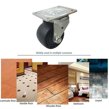Universal Pulley Wheel, 3 inch Universal Wheels Swivel Caster Tool with Top Plate & Bearing for Cart Logistics Trolleys
Universal Pulley Wheel, 3 inch Universal Wheels Swivel Caster Tool with Top Plate & Bearing for Cart Logistics Trolleys