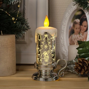 Light figure "Christmas tree candle", 15x7x9 cm, from baht. 3xLR44, flame blinking, T / WHITE 4357311
Light figure "Christmas tree candle", 15x7x9 cm, from baht. 3xLR44, flame blinking, T / WHITE 4357311