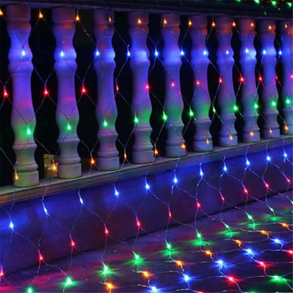 1.5x1.5M 3x2M LED Net Mesh Fairy String Light Garland Window Curtain Christmas Fairy Light Wedding Party Holiday Light
1.5x1.5M 3x2M LED Net Mesh Fairy String Light Garland Window Curtain Christmas Fairy Light Wedding Party Holiday Light