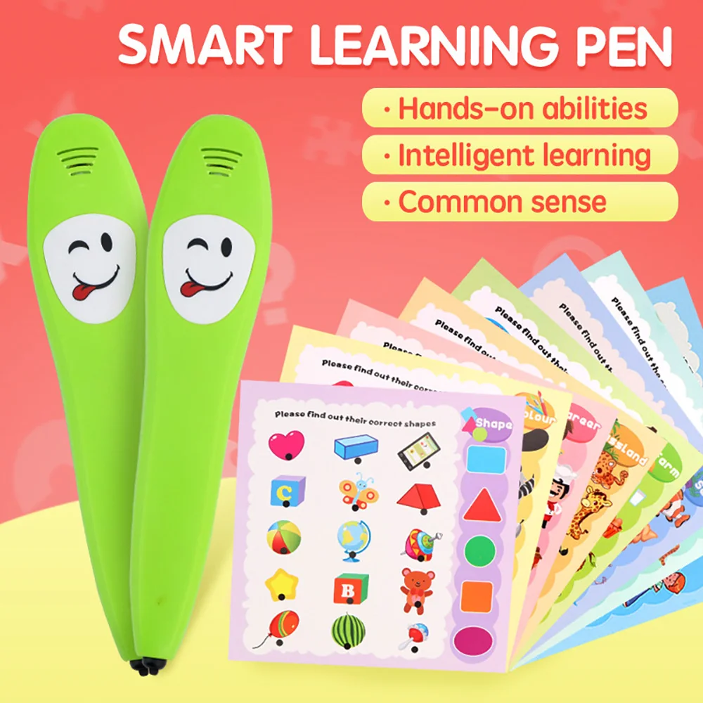 Educational Toy Interactive Smart Study Pen For Kids Learn Read Learning Toys For Chidren Developing Preschool Cards Set
Educational Toy Interactive Smart Study Pen For Kids Learn Read Learning Toys For Chidren Developing Preschool Cards Set