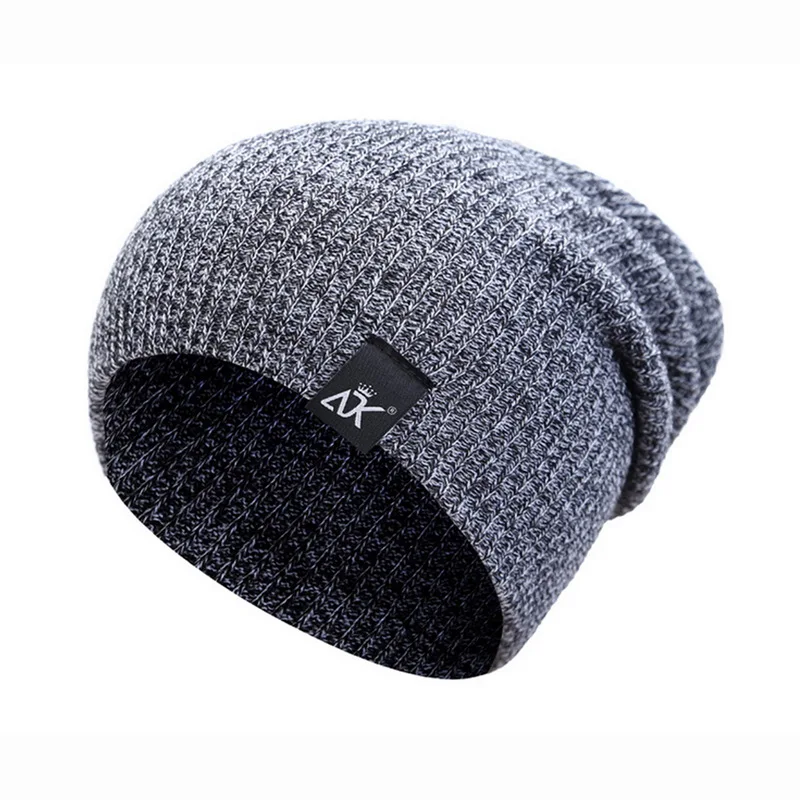 Men Women Multicolor Skullies Caps Soft Elastic CapFashion Solid Color Knitted Beanies Hat Winter Warm Ski Hats Sport Bonnet | Аксессуары