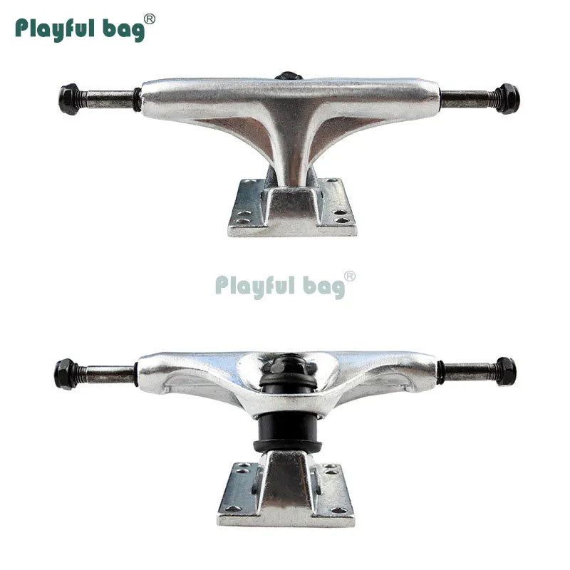 Playful Bag 5 inches Skateboard trucks Aluminum alloy trucks Skateboard bottom bracket Double rocker board truck AMA58
Playful Bag 5 inches Skateboard trucks Aluminum alloy trucks Skateboard bottom bracket Double rocker board truck AMA58