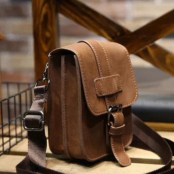 New Men's Casual Tide Waist Pack High Quality Retro PU Leather Outdoor Travel Bag Men's Fashion Street Fashion Shoulder Bag
New Men's Casual Tide Waist Pack High Quality Retro PU Leather Outdoor Travel Bag Men's Fashion Street Fashion Shoulder Bag