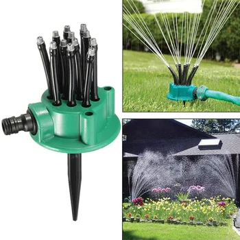 360-degree Garden Automatic Multi-head Sprinkler Watering Sprinkler, Gardening Tool Irrigation Sprinkler 
360-degree Garden Automatic Multi-head Sprinkler Watering Sprinkler, Gardening Tool Irrigation Sprinkler