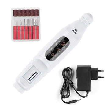 Professional Electric Manicure Machine Pen Pedicure Nail File 6 Bits Drill Nail Drill Machine Nail Nursing Polishing Tools
Professional Electric Manicure Machine Pen Pedicure Nail File 6 Bits Drill Nail Drill Machine Nail Nursing Polishing Tools