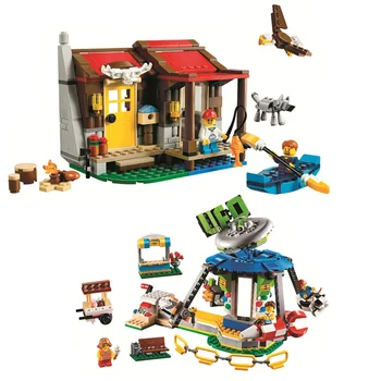 3IN1 Landlocked House Inn Merry-go-round Building Blocks Lepining 31098 31095 Bricks Toys For Children Architecture Series
3IN1 Landlocked House Inn Merry-go-round Building Blocks Lepining 31098 31095 Bricks Toys For Children Architecture Series