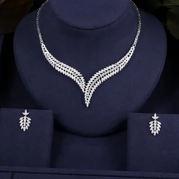Nigeria 2pcs Bridal Zirconia Jewelry Sets For Women Party, Luxury Dubai Nigeria CZ Crystal Wedding Jewelry Sets 
Nigeria 2pcs Bridal Zirconia Jewelry Sets For Women Party, Luxury Dubai Nigeria CZ Crystal Wedding Jewelry Sets