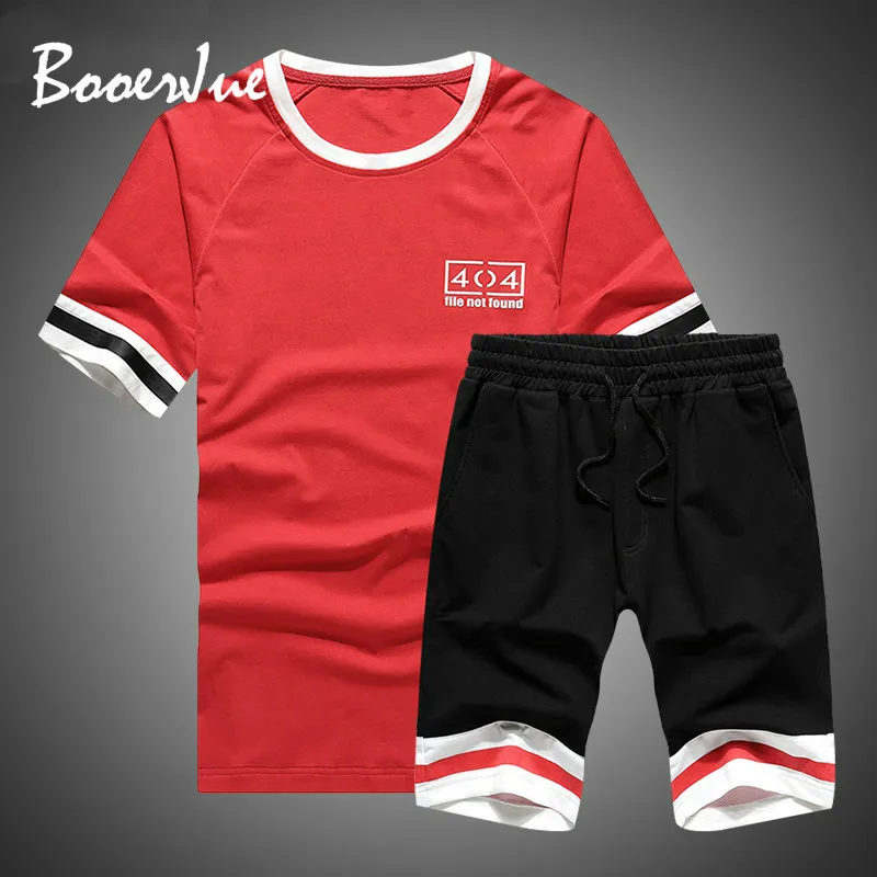 Male Tracksuits Men's Tee Shirts + Shorts Set New Summer Men Short Sleeve Two Piece Tops Suit Sportswear Set Clothing Short Sets
Male Tracksuits Men's Tee Shirts + Shorts Set New Summer Men Short Sleeve Two Piece Tops Suit Sportswear Set Clothing Short Sets