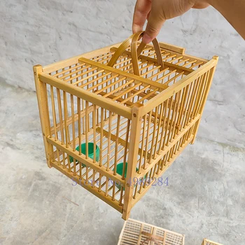 Creative Bamboo Handmade Birdcage One Grid Two Grids Bird House Pet Supplies Store Transport Square Home Outdoor Decoration
Creative Bamboo Handmade Birdcage One Grid Two Grids Bird House Pet Supplies Store Transport Square Home Outdoor Decoration