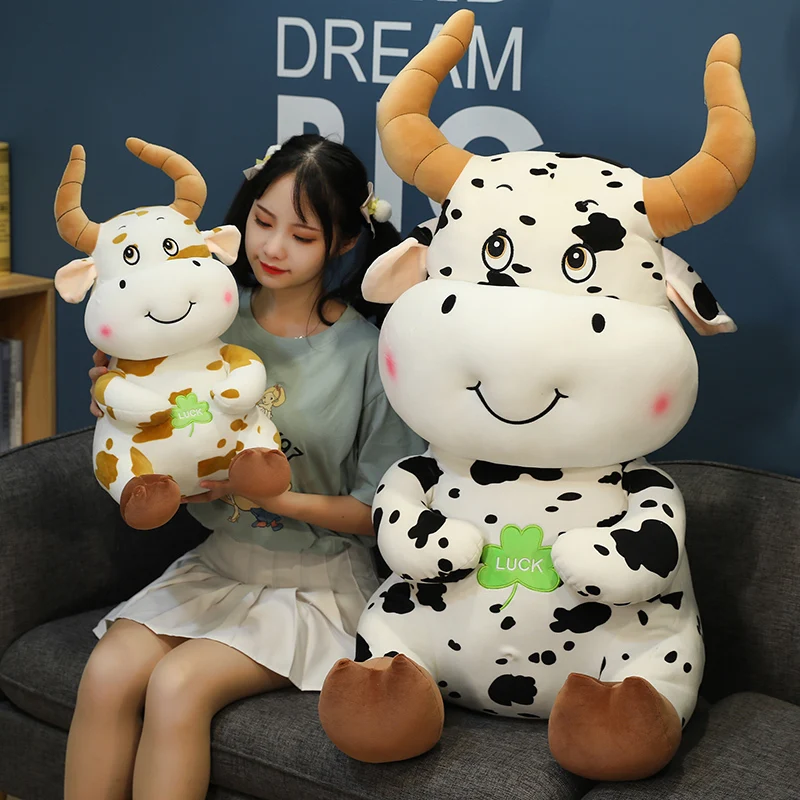 Hot 30CM/35/50/80cm Kawaii Cattle Plush Toy Cute Simulation Zodiac Cow Appease Doll Creative Pillow Kids Girl Baby Birthday Gift
Hot 30CM/35/50/80cm Kawaii Cattle Plush Toy Cute Simulation Zodiac Cow Appease Doll Creative Pillow Kids Girl Baby Birthday Gift