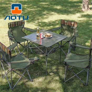 Outdoor Folding Table Chair Set Camping Family Aluminium Alloy Picnic Table Waterproof Durable Portable Folding Chair
Outdoor Folding Table Chair Set Camping Family Aluminium Alloy Picnic Table Waterproof Durable Portable Folding Chair