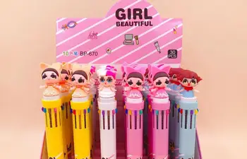 10 color pretty girl multicolor ballpoint pen cute cartoon school prize gift student ballpoint pen office writing pen 30pc/lot
10 color pretty girl multicolor ballpoint pen cute cartoon school prize gift student ballpoint pen office writing pen 30pc/lot