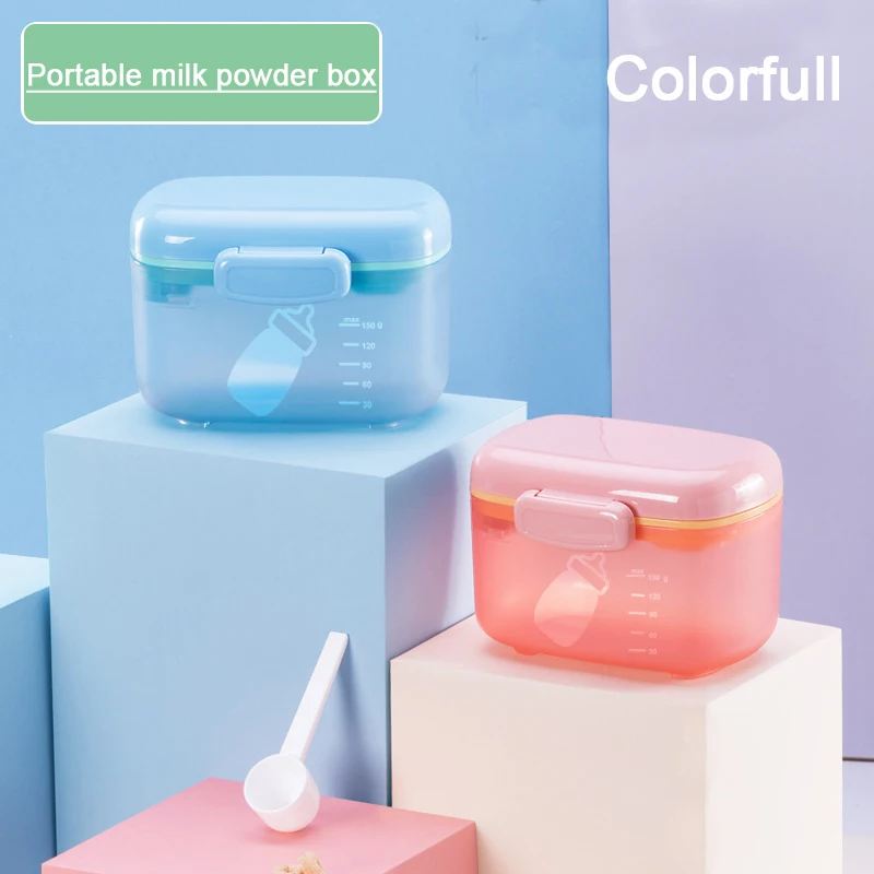 Supplies portable large-capacity milk powder box with powder spoon sub-division complementary food storage savings box
Supplies portable large-capacity milk powder box with powder spoon sub-division complementary food storage savings box