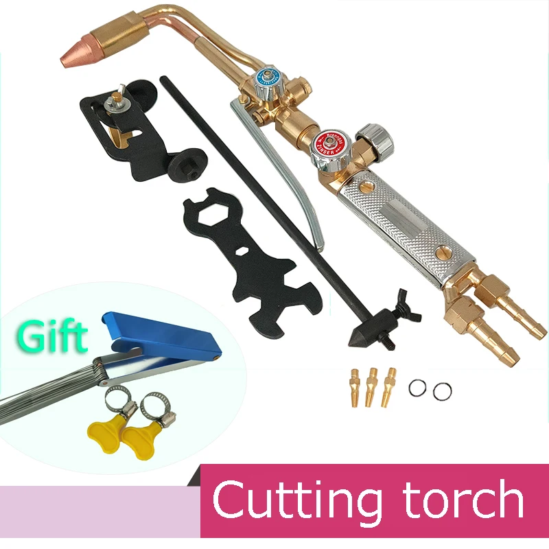high grade injector-style portable oxy-acetylene propane gas liquefied cutting torch German type cutting gun
high grade injector-style portable oxy-acetylene propane gas liquefied cutting torch German type cutting gun