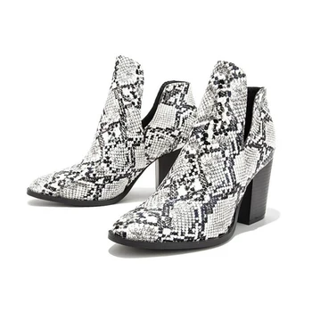 2020 Women Boots Big Size Thick Heel Fashion Pattern Ankle Short Boots Female Sexy Office Work Shoes
2020 Women Boots Big Size Thick Heel Fashion Pattern Ankle Short Boots Female Sexy Office Work Shoes