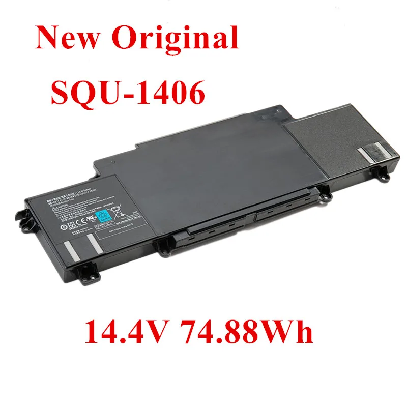 New Original Laptop replacement Li-ion Battery for ThundeRobot 911-S2 911M-M1 M2 M3 M4 M5 HASEE SQU-1406 14.4V 74.88Wh
New Original Laptop replacement Li-ion Battery for ThundeRobot 911-S2 911M-M1 M2 M3 M4 M5 HASEE SQU-1406 14.4V 74.88Wh