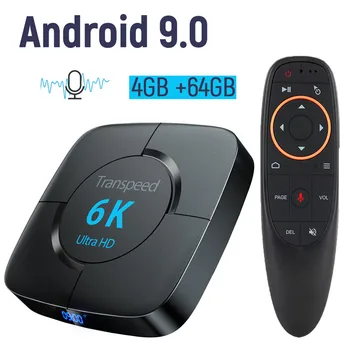 Android 9.0 4G 64G TV BOX 6K Youtube Google Assistant 3D Video TV receiver Wifi Bluetooth TV Box Play Store Set top Box
Android 9.0 4G 64G TV BOX 6K Youtube Google Assistant 3D Video TV receiver Wifi Bluetooth TV Box Play Store Set top Box