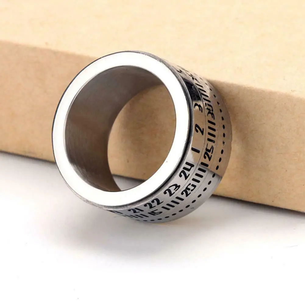 3 Colors Unisex Retro Wide Rotatable Number Clock Time Best Original Color Steel Band Ring 6 Sizes
3 Colors Unisex Retro Wide Rotatable Number Clock Time Best Original Color Steel Band Ring 6 Sizes
