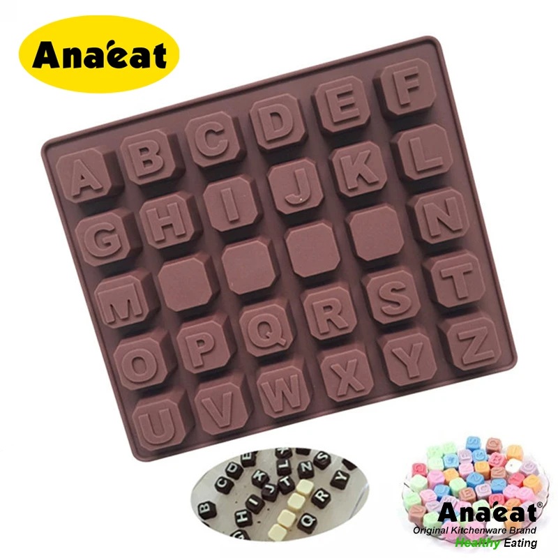 ANAEAT 1pc silicone mold with 26 English letters + 4 white board DIY creative chocolate handmade soap fondant cake baking tools
ANAEAT 1pc silicone mold with 26 English letters + 4 white board DIY creative chocolate handmade soap fondant cake baking tools