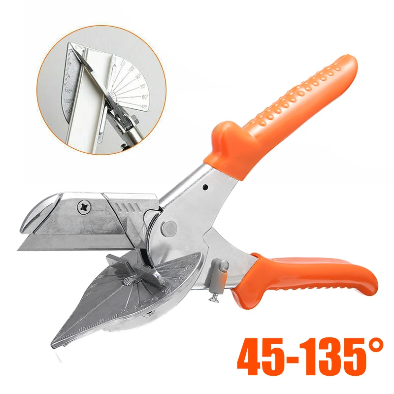 Multifunction Angle Cutter Mitre Shear 45-135 Degree Edge Angle Scissors Wire Slot Cutter Scissor For Hand Tool
Multifunction Angle Cutter Mitre Shear 45-135 Degree Edge Angle Scissors Wire Slot Cutter Scissor For Hand Tool