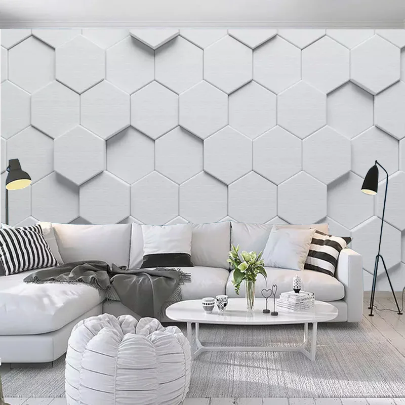 Customizable Modern Minimalist Cool Mural 5D Stereo Hexagon Geometry Graphics Living Room Sofa TV Background Wallpaper
Customizable Modern Minimalist Cool Mural 5D Stereo Hexagon Geometry Graphics Living Room Sofa TV Background Wallpaper
