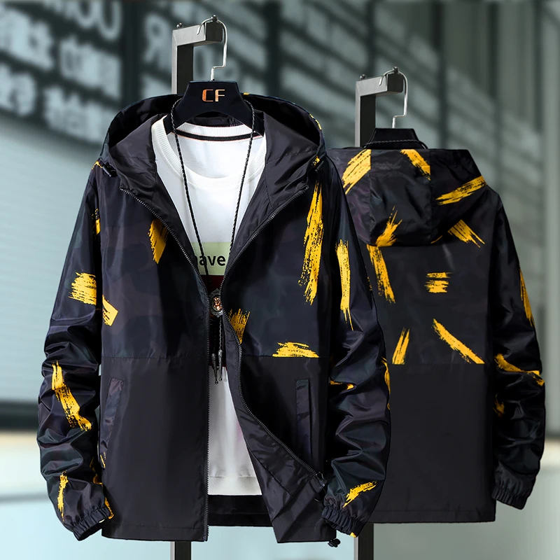 spring summer new bomber jacket men street windbreaker hoodie zipper Color matching coat men's jacket plus size 4XL 5XL 6XL 7XL
spring summer new bomber jacket men street windbreaker hoodie zipper Color matching coat men's jacket plus size 4XL 5XL 6XL 7XL