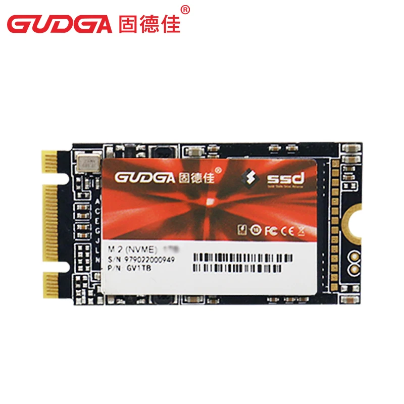 Фото SSD GUDGA Твердотельный накопитель m2 PCI-e3.0x2 nvme 128 ГБ M.2 22*42 мм PCI express жесткий диск для