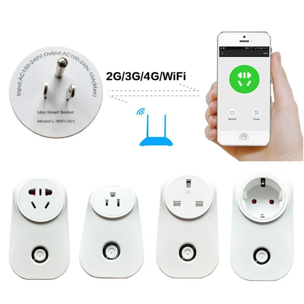Smart Wifi Socket Plug Power Strip APP Wireless Remotely Control Remote Adaptor Interface Extension Home Electronics Appliances |