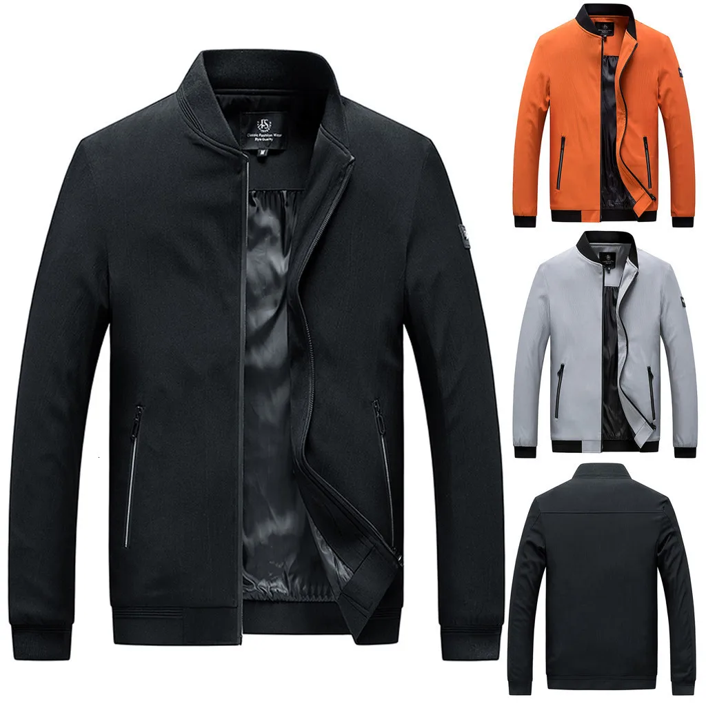 Luxury Pilot Jackets Men's Stand Collar Mens Autumn Winter Casual Fashion Pure Color Plus Size Zipper Outdoor Sport Coat M-6XL
Luxury Pilot Jackets Men's Stand Collar Mens Autumn Winter Casual Fashion Pure Color Plus Size Zipper Outdoor Sport Coat M-6XL
