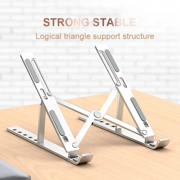 Adjustable Laptop Holder for MacBook Pro Notebook Foldable Aluminium Alloy Laptop Stand Bracket Laptop Holder for PC Notebook
Adjustable Laptop Holder for MacBook Pro Notebook Foldable Aluminium Alloy Laptop Stand Bracket Laptop Holder for PC Notebook