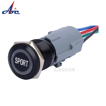 Free Shipping 19mm Self-locking Angel Eye Ring Momentary LED SPORT Word Engraving ON-OFF Metal Black Anodized Push Button Switch
Free Shipping 19mm Self-locking Angel Eye Ring Momentary LED SPORT Word Engraving ON-OFF Metal Black Anodized Push Button Switch