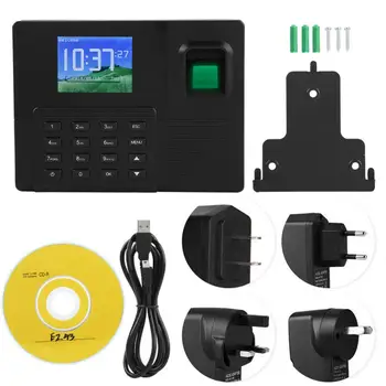2.8" TFT Screen Fingerprint Recorder Attendance Machine Clock Time Card Attendance Recorder
2.8" TFT Screen Fingerprint Recorder Attendance Machine Clock Time Card Attendance Recorder