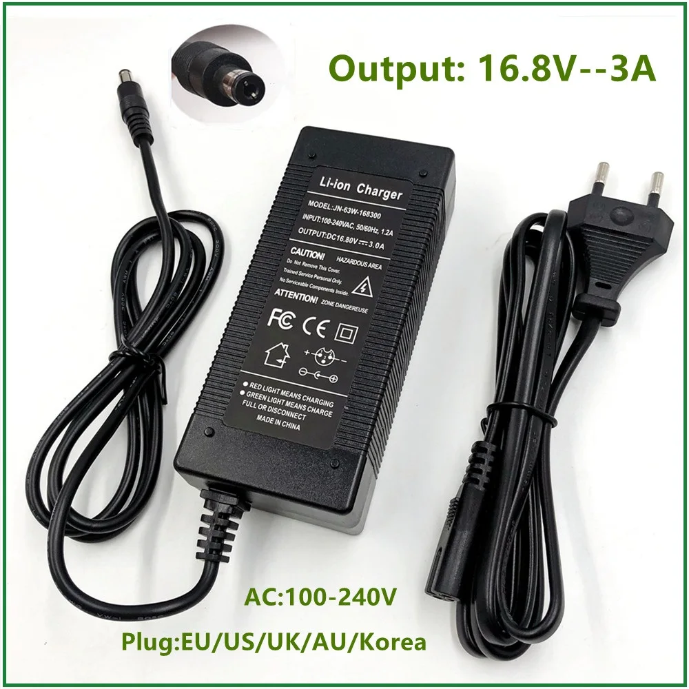 16.8V 3A 16.8V3A lithium li-ion battery charger for 4 series 14.4V 14.8V lithium li-ion polymer battery pack good quality
16.8V 3A 16.8V3A lithium li-ion battery charger for 4 series 14.4V 14.8V lithium li-ion polymer battery pack good quality