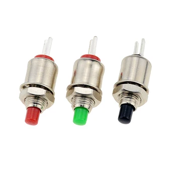 

10PCS DS-402 5mm Spring Return Momentary Micro Push Button Switch 0.5A 125VAC Self-reset