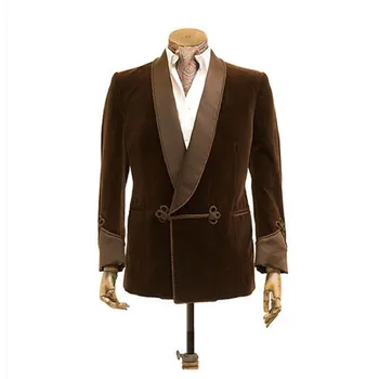 2020 Velvet Smoking Suit Men Latest Designs Single Breasted Smoking Blazer Dinner Jacket Shawl Lapel Formal Night Men's Jacket
2020 Velvet Smoking Suit Men Latest Designs Single Breasted Smoking Blazer Dinner Jacket Shawl Lapel Formal Night Men's Jacket