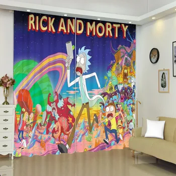 3D printed office curtains blinds Rick and Morty curtain blackout curtains living room shade sets white bedroom curtains
3D printed office curtains blinds Rick and Morty curtain blackout curtains living room shade sets white bedroom curtains