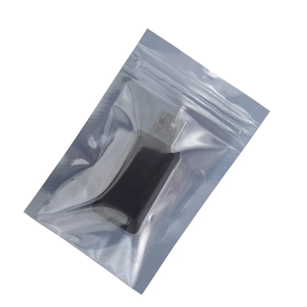 100pcs 6*9cm Small Zip lock Anti Static Bags Retail Reclosable Anti-Static Shielding Barrier Bag for Electronic Accessory Pack
100pcs 6*9cm Small Zip lock Anti Static Bags Retail Reclosable Anti-Static Shielding Barrier Bag for Electronic Accessory Pack
