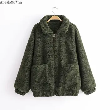 AreMoMuWha 2019 Autumn and Winter Harajuku Wear New Winter Imitation Lambskin Jacket Jacket Female Coats and Jackets WomenQX1351
AreMoMuWha 2019 Autumn and Winter Harajuku Wear New Winter Imitation Lambskin Jacket Jacket Female Coats and Jackets WomenQX1351