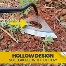 Hollow Hoe All-Steel Hardened Handheld Quickly Weeding Loosening Soil Rake Planting Vegetables Garden Hand Tools
Hollow Hoe All-Steel Hardened Handheld Quickly Weeding Loosening Soil Rake Planting Vegetables Garden Hand Tools