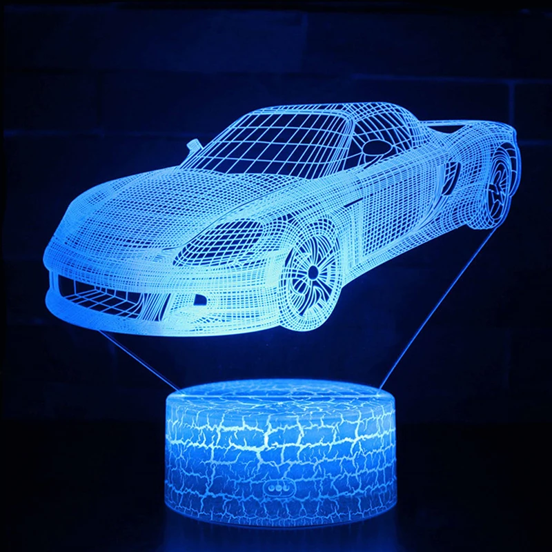 Remote&Touch Control 3D LED Night Light Car series 7/16 Color Change LED Table Desk Lamp Home decoration Kids Xmas Gift D30
Remote&Touch Control 3D LED Night Light Car series 7/16 Color Change LED Table Desk Lamp Home decoration Kids Xmas Gift D30
