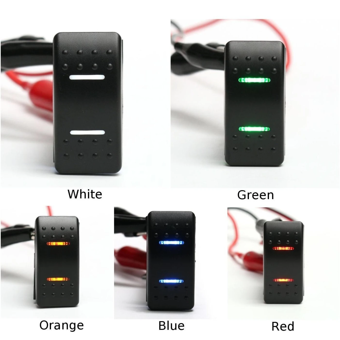 7 PINS 12V 24V Waterproof Car Boat Marine Bus Truck All Coloar Double LED Light Rocker Switch
7 PINS 12V 24V Waterproof Car Boat Marine Bus Truck All Coloar Double LED Light Rocker Switch