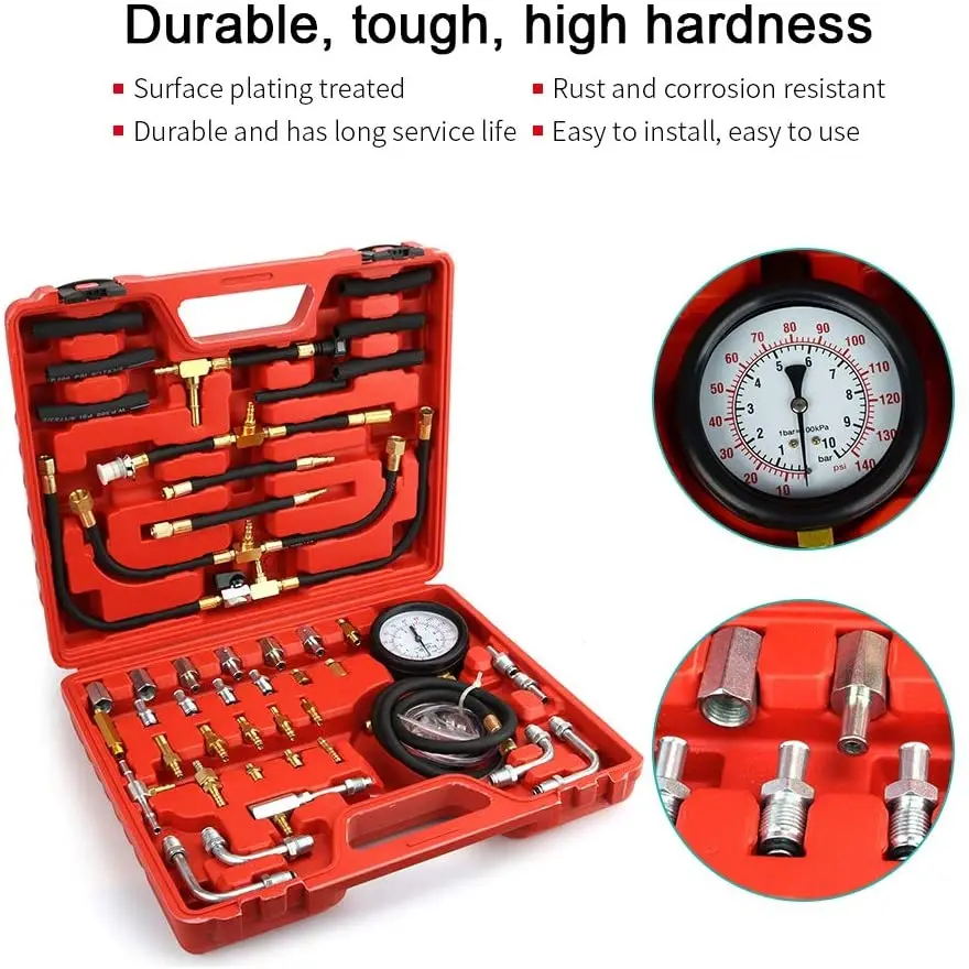 Universal Car Injector Pump Pressure Gauge Kit Universal Car Injector Pump Pressure Gauge Kit