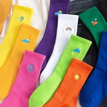 Funny Socks Rainbow Korean Style Winter Women Slouch Harajuku Fashion Kawaii Cute Long Skarpetki Damskie Designer Cotton Socken
Funny Socks Rainbow Korean Style Winter Women Slouch Harajuku Fashion Kawaii Cute Long Skarpetki Damskie Designer Cotton Socken