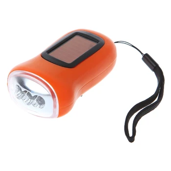 3LED lampe hand-cranked dynamo flashlight solar power torche for outdoor Camping Q0KF
3LED lampe hand-cranked dynamo flashlight solar power torche for outdoor Camping Q0KF