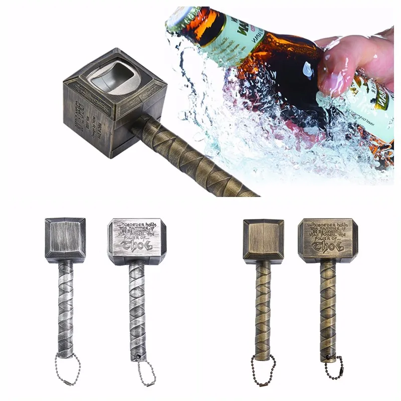 Mini Thor's Hammer Thor Thunder Hammer Weapons Model Cosplay Bottle Openers Party Bar Tools Gift Movie Role Playing Toy
Mini Thor's Hammer Thor Thunder Hammer Weapons Model Cosplay Bottle Openers Party Bar Tools Gift Movie Role Playing Toy