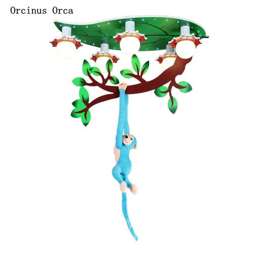 Cartoon Forest Monkey ceiling lamp Boys and Girls Bedroom Children's room lamp Creative Colored Animal ceiling lamp
Cartoon Forest Monkey ceiling lamp Boys and Girls Bedroom Children's room lamp Creative Colored Animal ceiling lamp