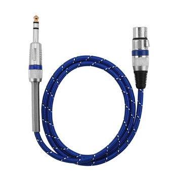 6.35mm 1/4inch Male To 3-Pin XLR Female Microphone Stereo Audio Cable Cord Support Bidirectional Intercommunication Cable
6.35mm 1/4inch Male To 3-Pin XLR Female Microphone Stereo Audio Cable Cord Support Bidirectional Intercommunication Cable