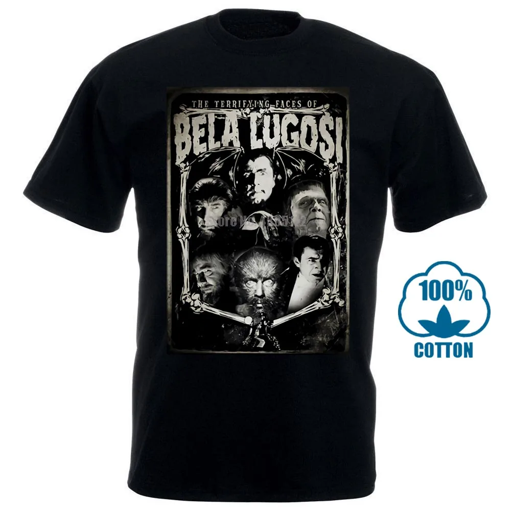 Men T Shirt Universal Monsters Bela Lugosi Collage Dracula Blackshort Sleeve Funny T Shirt Novelty Tshirt Women
Men T Shirt Universal Monsters Bela Lugosi Collage Dracula Blackshort Sleeve Funny T Shirt Novelty Tshirt Women