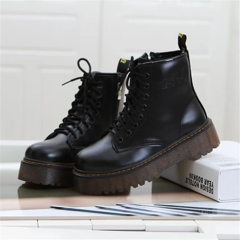 Botas Women Motorcycle Ankle Boots Wedges Female Lace Up Platforms Autumn Winter Leather Oxford Shoes Woman High Heels
Botas Women Motorcycle Ankle Boots Wedges Female Lace Up Platforms Autumn Winter Leather Oxford Shoes Woman High Heels
